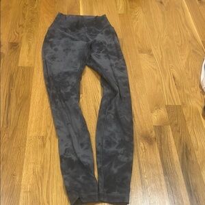 Gray Tie-Dye lululemon Leggings